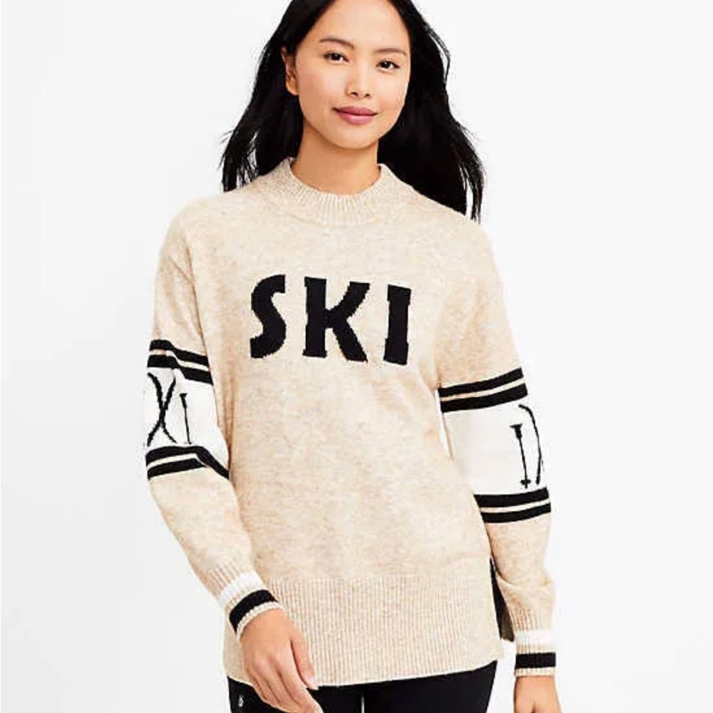 Lou & Grey LOFT Ski sweater medium EUC